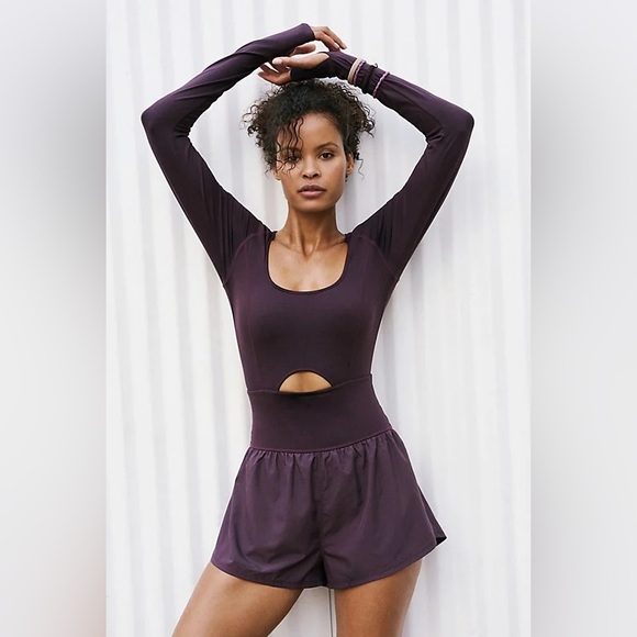 NWOT FP Movement Righteous Long Sleeve Runsie - Olive Green- Size Medium - Picture 4 of 17